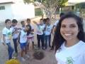 Arborização aconteceu na Escola Municipal Professora Laurita Coelho Leda, em Petrolina (PE), no dia 10.08, com 70 pessoas.