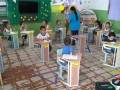 Arte ambiental ocorreu em 4 escolas mobilizando 200 crianças de Petrolina e Juazeiro.