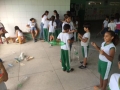 Atividades de Arte Ambiental. Oficina de Reciclagem. Escola São Domingos Sávio. Petrolina-PE. 31-08-2016