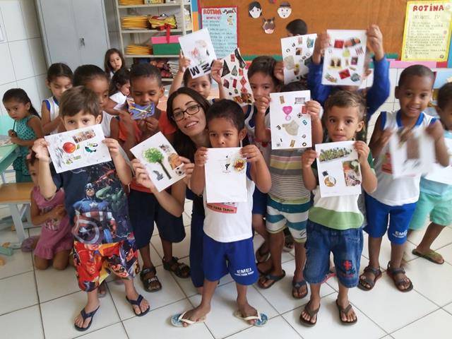 Atividades de Arte Ambiental. Escola Mariá Viana Tanuri. Juazeiro-BA. 13-10-2016