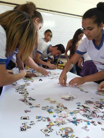 Atividades de Arte Ambiental. Escola Otacílio Nunes. Petrolina-PE. 13-10-2016