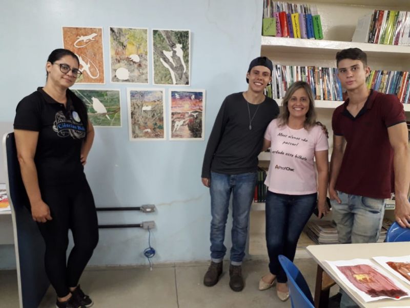 Atividade Arte Ambiental. Escola Otacílio Nunes. Petrolina-PE. 08/01/2020.