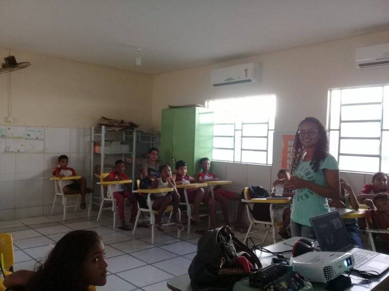 Atividade Reciclagem. Escola Joca de Souza Oliveira.Juazeiro-BA. 21/10/2019.