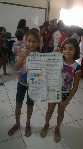 Atividades de Saúde Ambiental. Escola Joca de Souza Oliveira. Juazeiro-BA. 16-04-2016