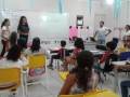 Atividade de Coleta foi no dia 14, na Escola Municipal Judite Leal Costa, com 40 alunos; na Escola Municipal Ludgero de Souza Costa, com 70 alunos; e na Escola Professora Maria de Lourdes, com 40 alunos.