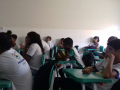 Construção Sustentável mobilizou cerca de 100 alunos da escola municipal Eliete Araújo. Atividade dos dia 14 e 19.04 teve palestras e oficinas.