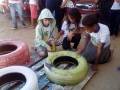 Arte Ambiental ocorreu em dois dias com 80 crianças participantes em Petrolina.