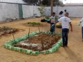 Horta agroecológica foi produzida por 25 alunos da Escola Municipal Maria Odete Sampaio, em Petrolina (PE). Atividade foi dia 08.08.
