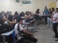 Atividades sobre descarte seletivo de medicamentos vencidos. escola Otacílio Nunes de Souza. Petrolina-PE. 18/09/2017.