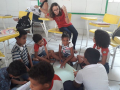 Atividade Arborização. Escola Municipal Joca de Souza Oliveira. Juazeiro-BA. 25/11/2019.