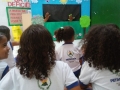 Teatro de fantoches ocorreu no dia 23.08 com 30 alunos do Centro Municipal de Educação Infantil Nosso Espaço, em Juazeiro (BA).