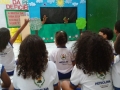 Teatro de fantoches ocorreu no dia 23.08 com 30 alunos do Centro Municipal de Educação Infantil Nosso Espaço, em Juazeiro (BA).