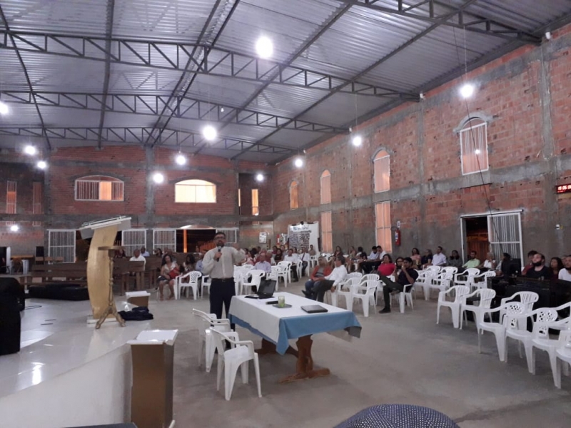 Atividade Mobilização Ambiental. Primeira Igreja Batista. Sobradinho-BA. 31/03/2019