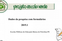 EM PETROLINA (PE) PESQUISA REVELA DESAFIOS DA EDUCAÇÃO AMBIENTAL 