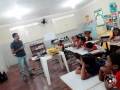 Atividade de Energias Renováveis no dia 14.09 com 10 alunos da Escola Municipal Raimundo Medrado Primo, em Juazeiro (BA).