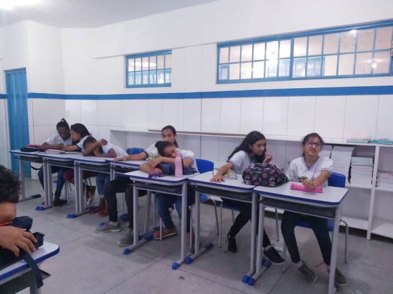 Atividade Energias Renováveis. Escola Municipal Prof. Anízio Leão. Petrolina-PE. 30/10/2019.