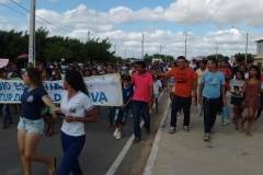 Escola mobilizada pelo PEV realiza passeata pelo bairro