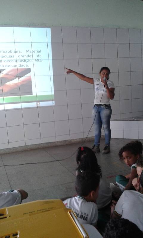 Atividade sobre compostagem - Escola Domingos Sávio - Petrolina-PE - 13.11.15