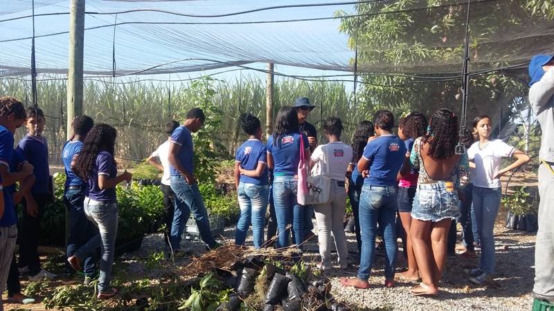 Visita técnica ao CCA (Univasf) e plantio de mudas na orla de Juazeiro-BA - Escola Pedro Raimundo Rodrigues Rêgo - Juazeiro-BA - 12.11.15