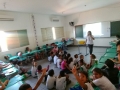 Atividade de Higiene e Saúde Ambiental desenvolvida nas escolas Domingos Sávio (15/03) e Pacífico da Luz (13/03), em Petrolina,PE.