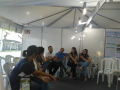 Na capital potiguar, os três alunos falaram sobre suas experiencias no Programa Escola Verde e abordaram temáticas socioambientais do convívio escolar em Petrolina e Juazeiro.