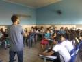 Atividade sobre Cursos Universitários ocorreu no Colégio Rui Barbosa e teve a participação de 90 alunos.