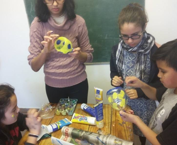 PEV chega na Argentina e mobiliza crianças com Reciclagem