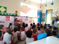 Artividade de Horta teve participação de 100 alunos das escolas Municipal Rubem Amorim de Araújo, em Petrolina, no dia 02.10; EMEI Maria Júlia Tanuri, em Juazeiro, no dia 26.09; e Carlos da Costa Silva, em Juazeiro, no dia 27.09.