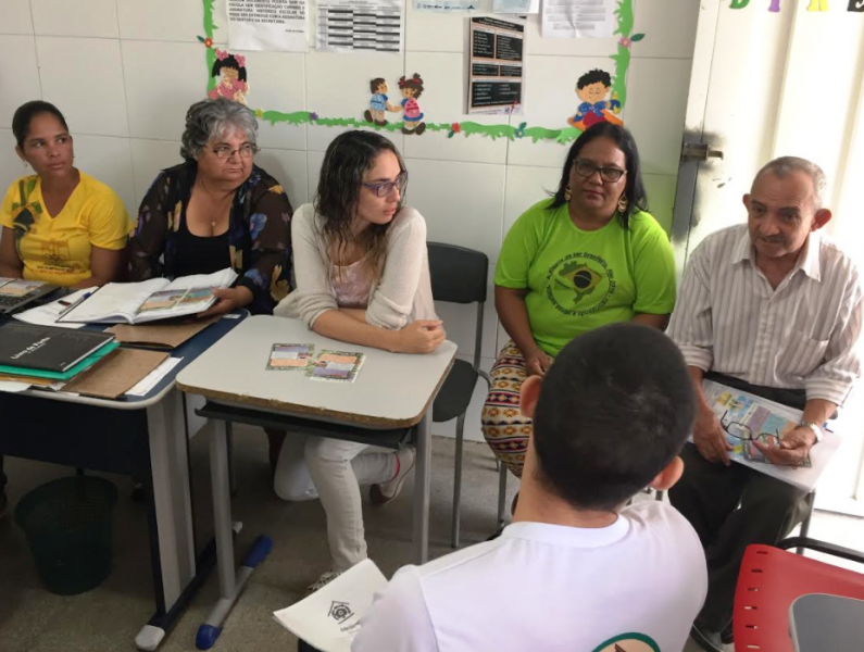 Atividades de Ambientalização. Escola Eleotério Soares Fonseca. Juazeiro-BA. 18/07/2017.