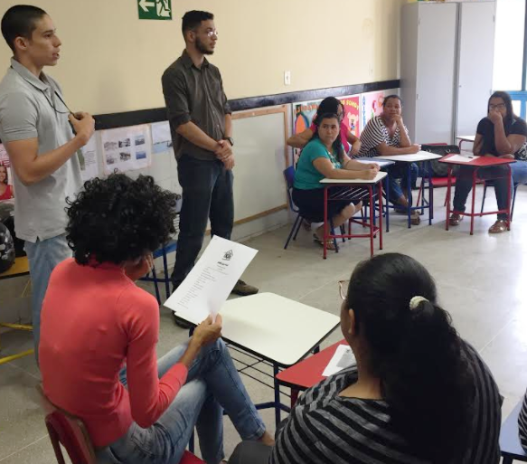 Atividades de Ambientalização. Escola Lenir Lopes. Juazeiro-BA. 14/07/2017.