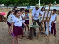 As cerca de 50 crianças pintaram, fizeram passeata e refletiram mais sobre o meio ambiente. Atividade foi em São Raimundo Nonato (PI).