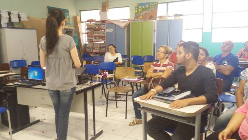 Atividade de apresentação do PEV e ambientalização - Escola Doutor Diego Rego Barros - Juazeiro-BA - 23.09.15