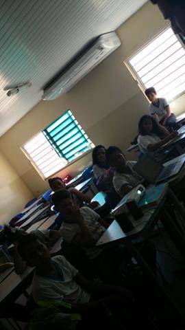 Atividades de Arborização. Escola Marechal Antonio Alves Filho (EMMAF). Petrolina-PE. 24-11-2016