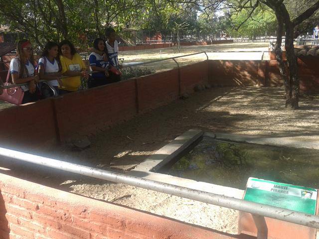 Visita técnica ao Parque Zoobotânico. Escola Marechal Antonio Alves Filho. Petrolina-PE. 28-07-2016