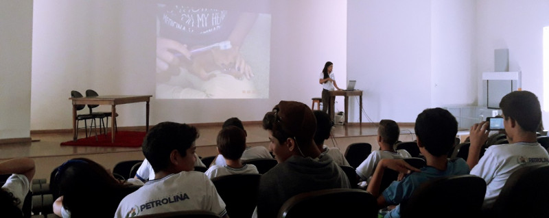 Atividade Visita Técnica ao CEMAFAUNA. Escola Municipal Nossa Senhora Rainha dos Anjos. Petrolina-PE.  19/09/2019.