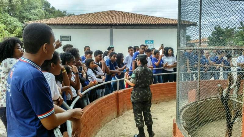 Visita Técnica ao Parque Zoobotânico. Escola Artur Oliveira. Juazeiro-BA. 16/06/2017.