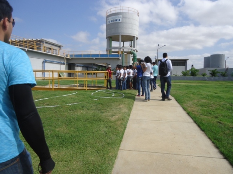 Visita técnica à ETA da Compesa (ETA Vitória) - Escola Estadual Antônio Cassimiro - Petrolina-PE - 27.08.15