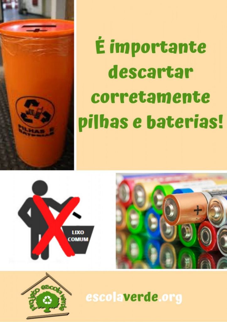 É IMPORTANTE DESCARTAR CORRETAMENTE PILHAS E BATERIAS! – Programa ...