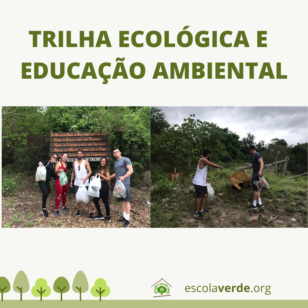 Trilha ecológica - Meio Ambiente nas Escolas